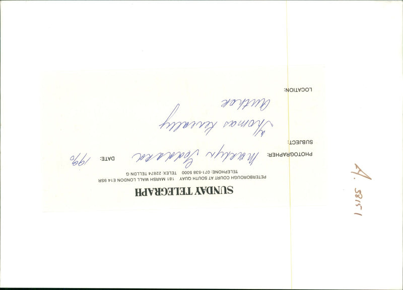 Thomas Keneally - Vintage Photograph