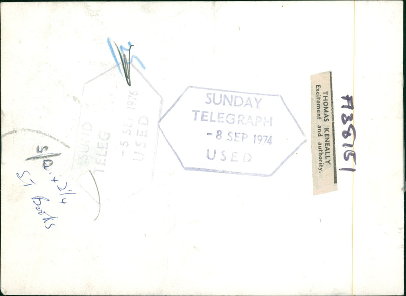 Thomas Keneally - Vintage Photograph