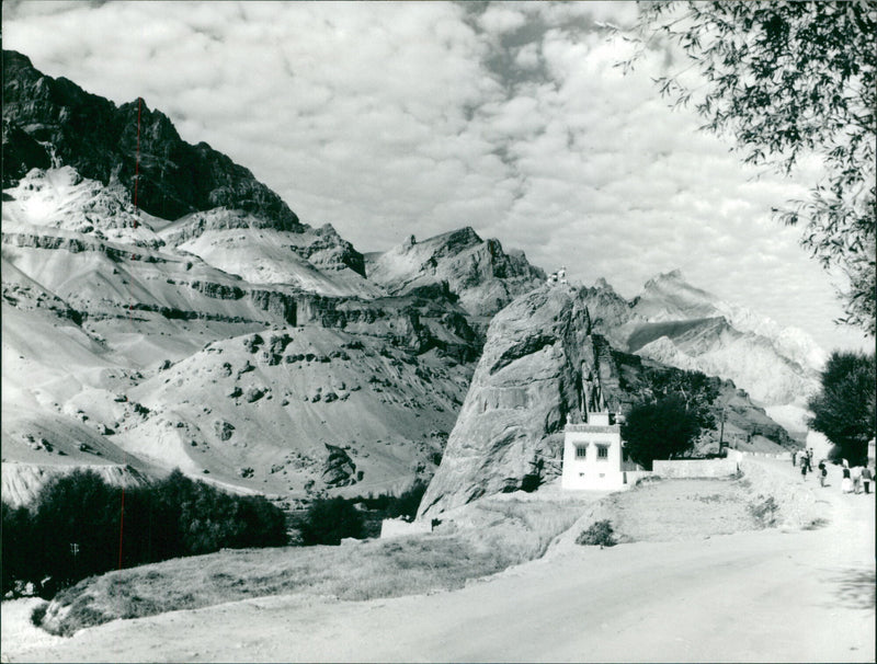 Western Himalaya Mountain range in Asia. - Vintage Photograph