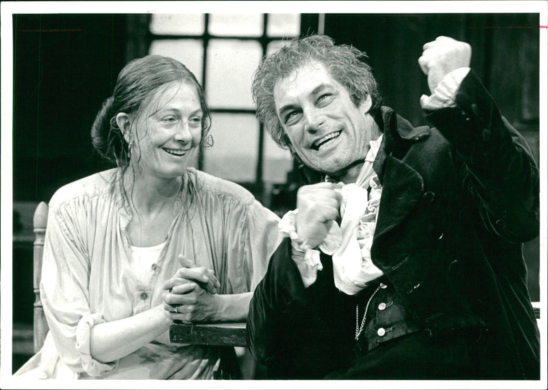 Vanessa Redgrave and timothy dalton. - Vintage Photograph