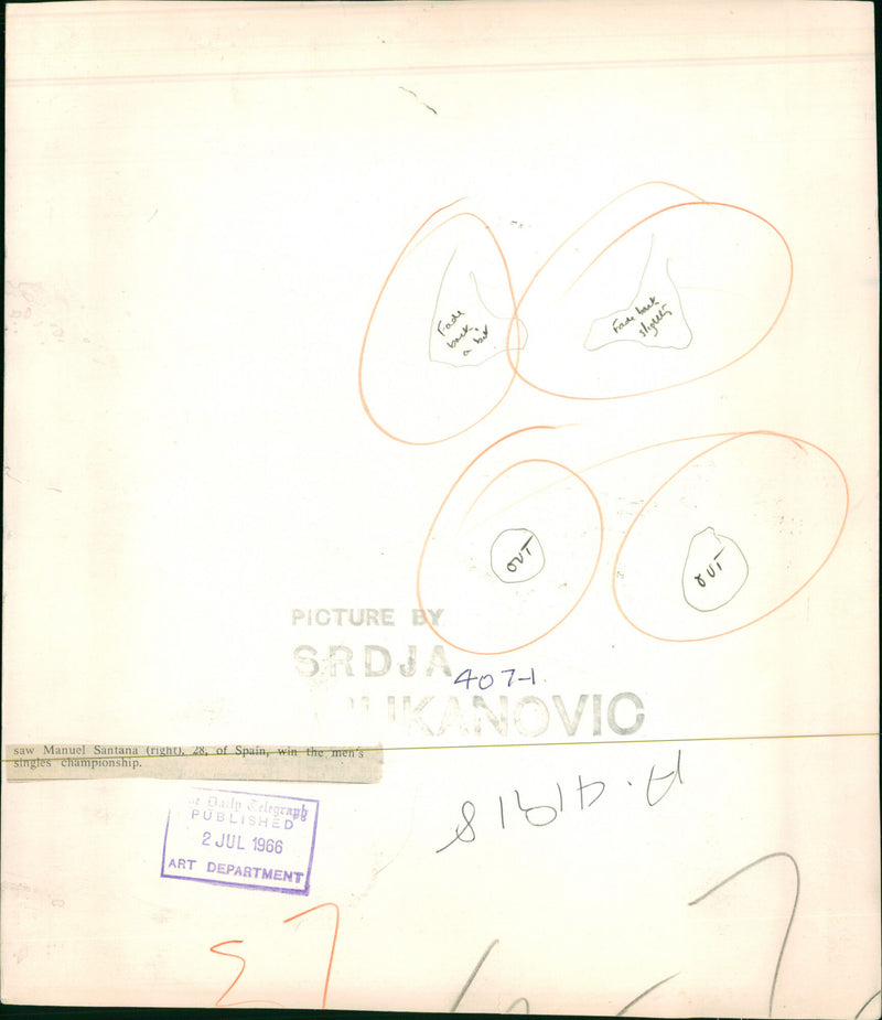 Manuel Santana - Vintage Photograph