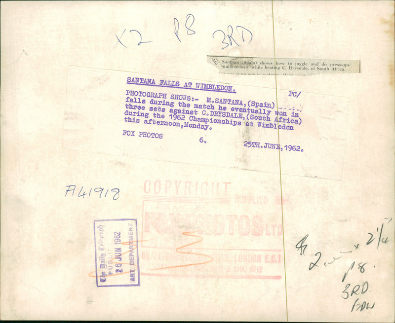 Manuel Santana - Vintage Photograph