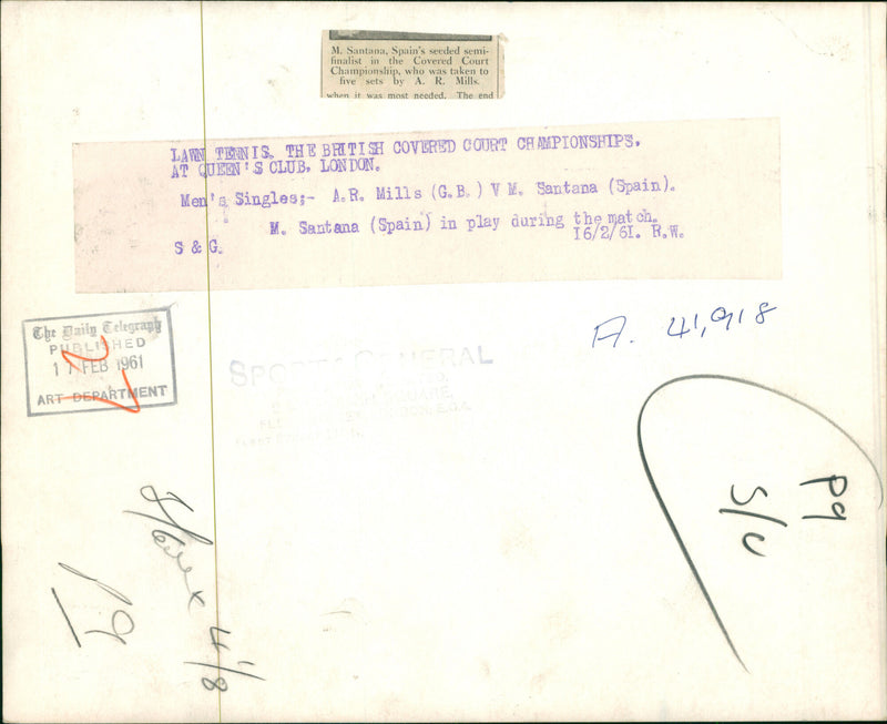 Manuel Santana - Vintage Photograph