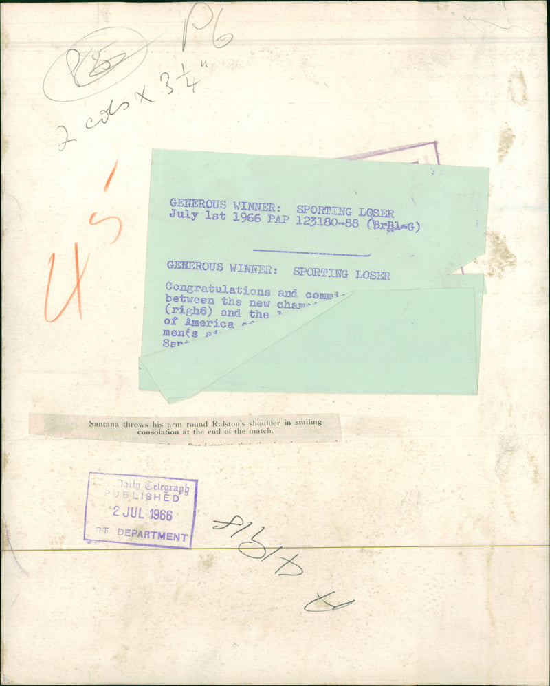 Manuel Santana - Vintage Photograph