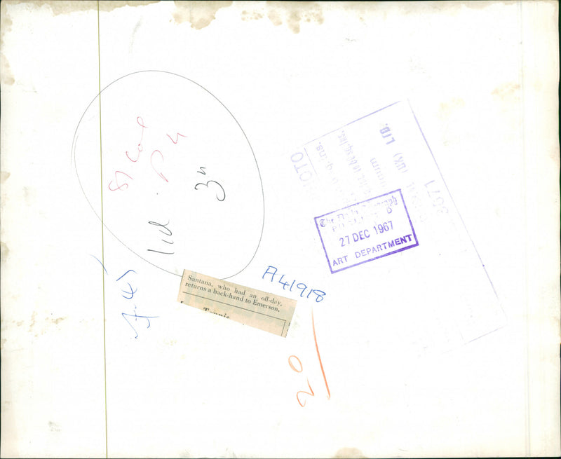 Manuel Santana - Vintage Photograph