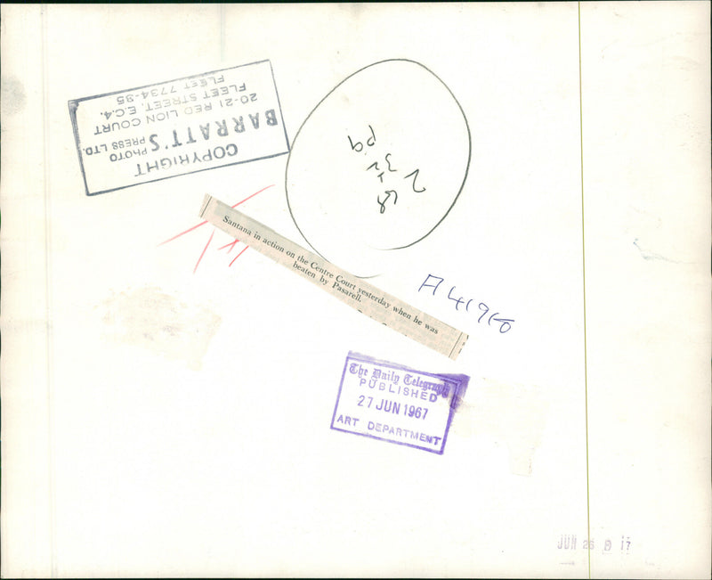 Manuel Santana - Vintage Photograph