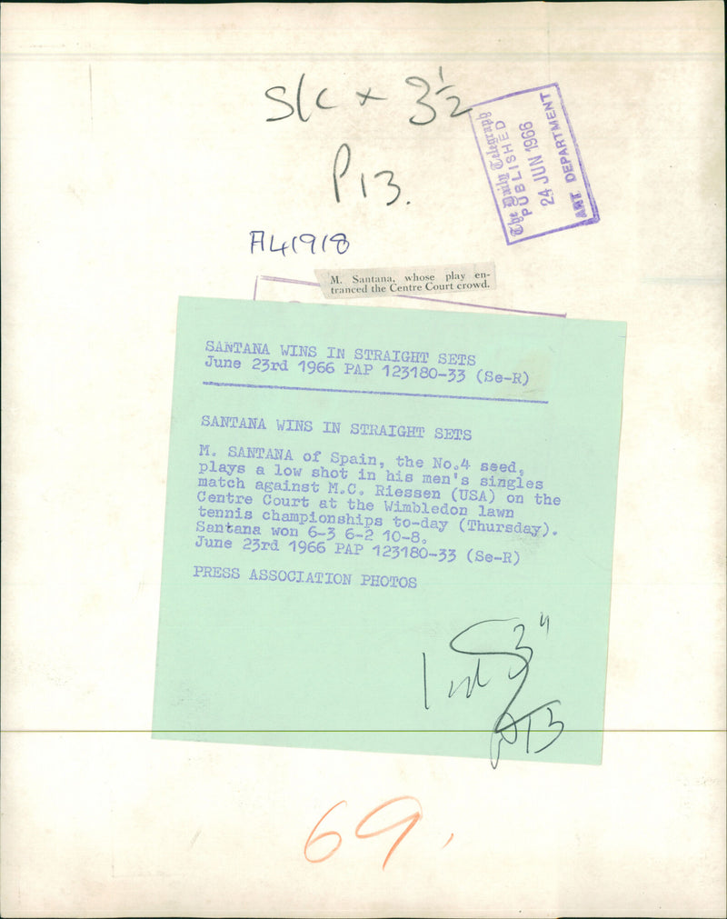 Manuel Santana - Vintage Photograph