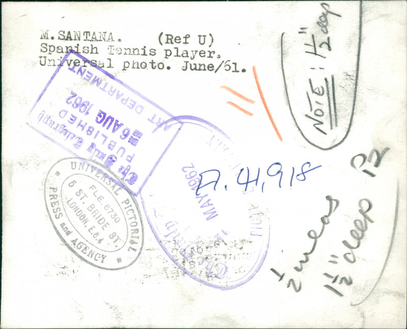 Manuel Santana - Vintage Photograph