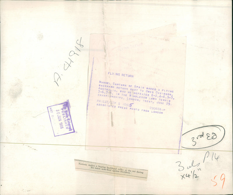 Manuel Santana - Vintage Photograph