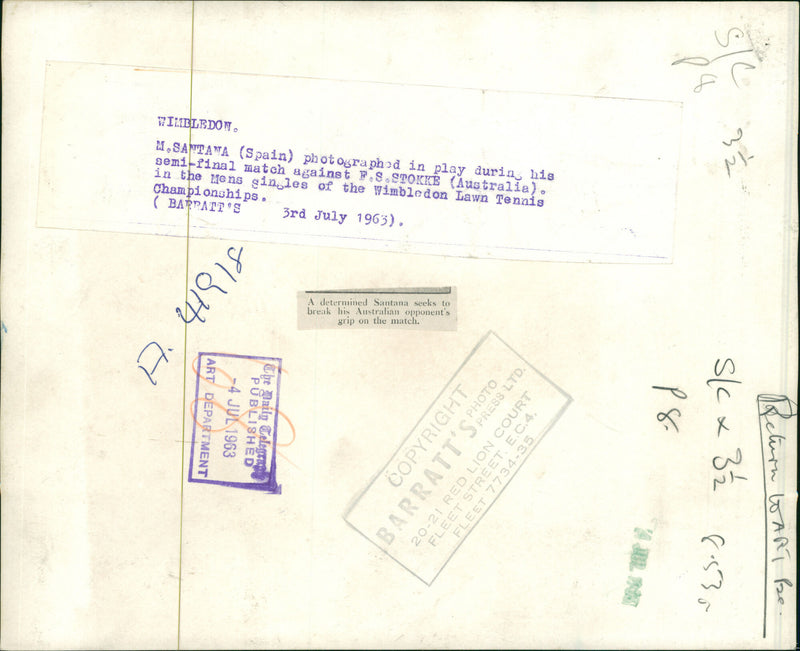 Manuel Santana - Vintage Photograph