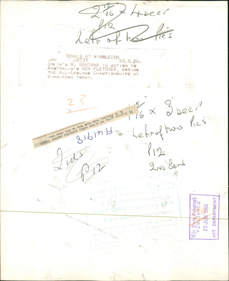 Manuel Santana - Vintage Photograph