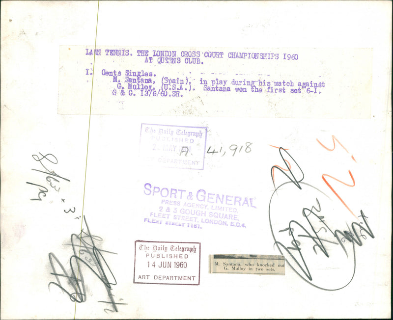 Manuel Santana - Vintage Photograph