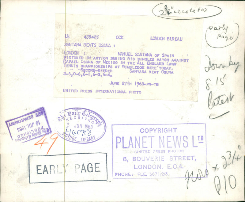 Manuel Santana - Vintage Photograph