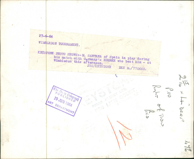 Manuel Santana - Vintage Photograph