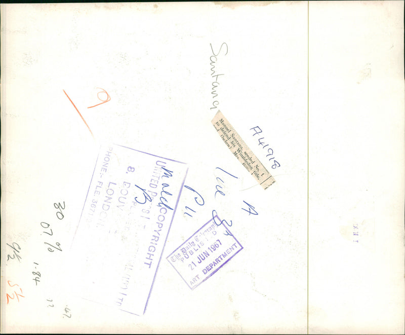 Manuel Santana - Vintage Photograph