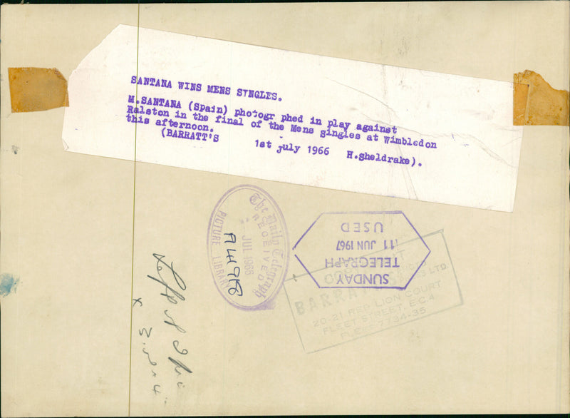 Manuel Santana - Vintage Photograph