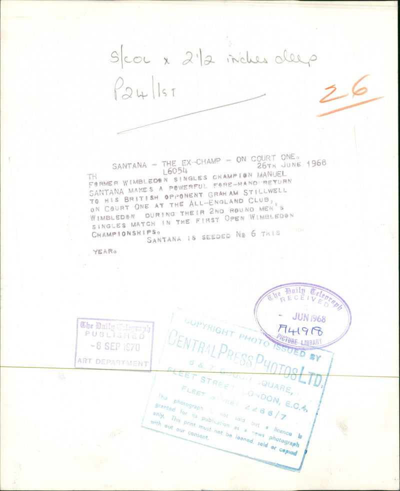 Manuel Santana - Vintage Photograph