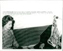 Isa bin Salman Al Khalifa with Queen Elizabeth. - Vintage Photograph