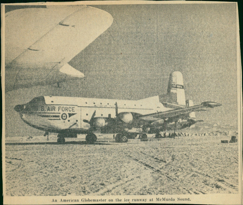 Antarctic Expedition Scott Base - Vintage Photograph