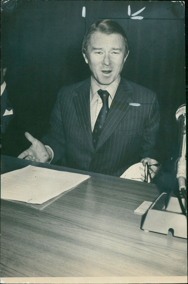 Michael Edwardes British-South African executive. - Vintage Photograph
