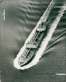 Ton tanker undergo trials. - Vintage Photograph