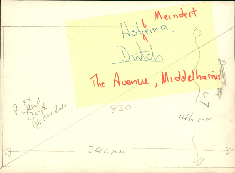 The Avenue at Middelharnis by Hobbema - Vintage Photograph