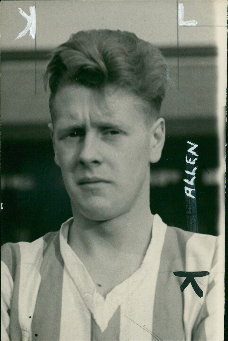 Anthony Allen, Left-Back Stoke City F.C. - Vintage Photograph