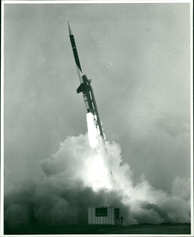 Skylark Firing from Launcher - Vintage Photograph