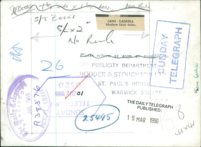 Jane Gaskell British writer. - Vintage Photograph