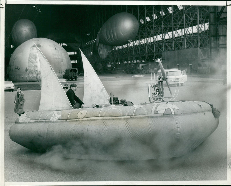 inflatable air cushion vehicle - Vintage Photograph