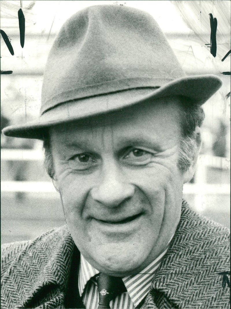 John Oaksey British journalist. - Vintage Photograph
