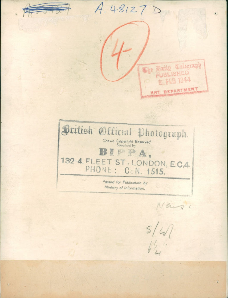 Germany War Britain. - Vintage Photograph