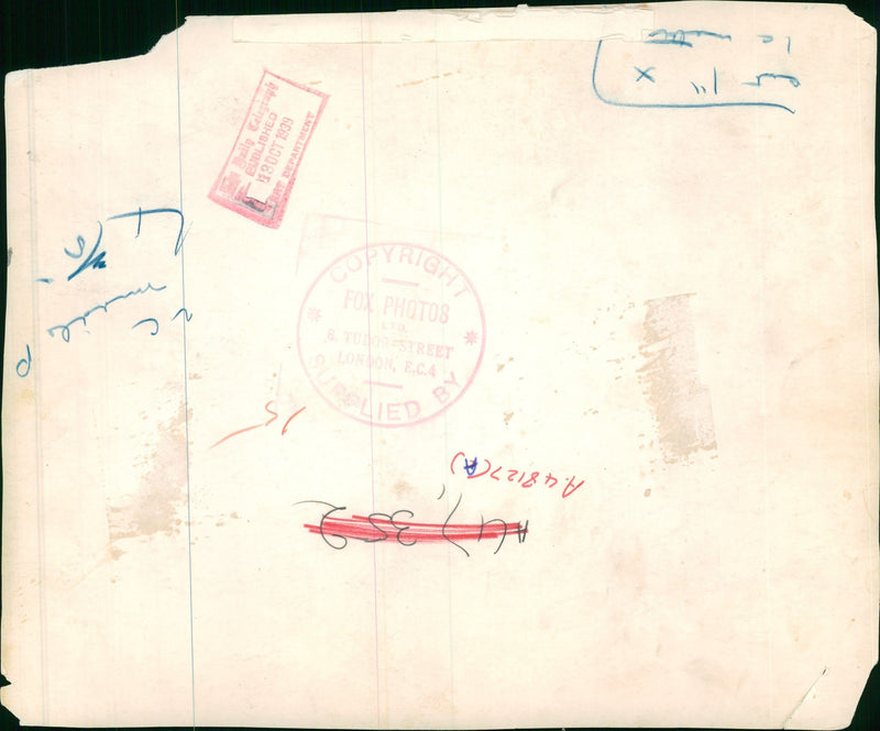 German War Britain. - Vintage Photograph