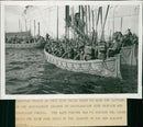 Canadian Troops Leaving Their Ships - Vintage Photograph