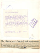 Queen Elizabeth visited the Royal Aircraft establishment - Vintage Photograph