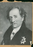 Johann Wolfgang von Goethe, German poet - Vintage Photograph