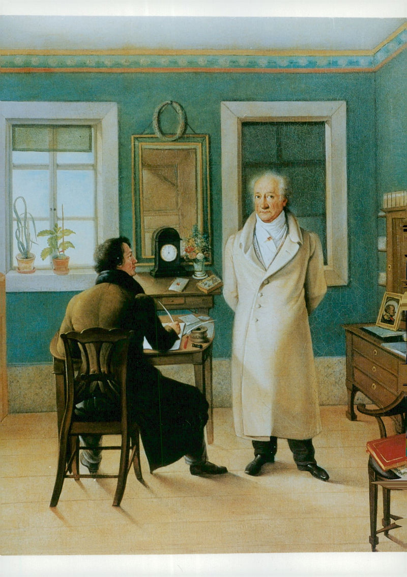 Johann Wolfgang von Goethe, German poet - Vintage Photograph