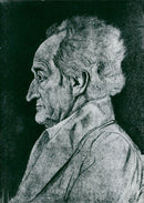 Johann Wolfgang von Goethe, German poet - Vintage Photograph
