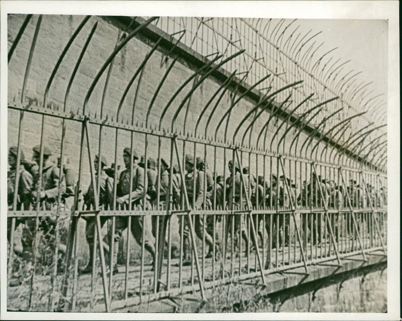 France maginot line. - Vintage Photograph