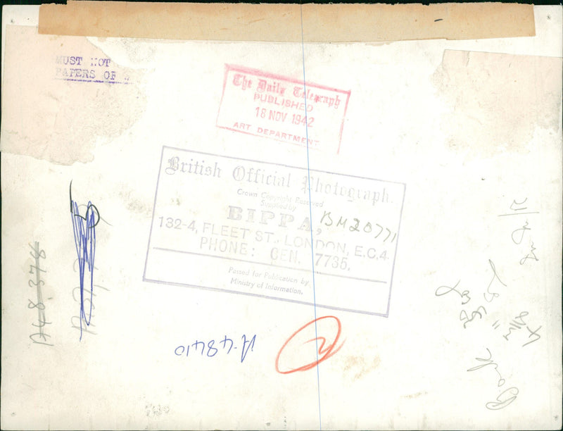 German War Africa. - Vintage Photograph