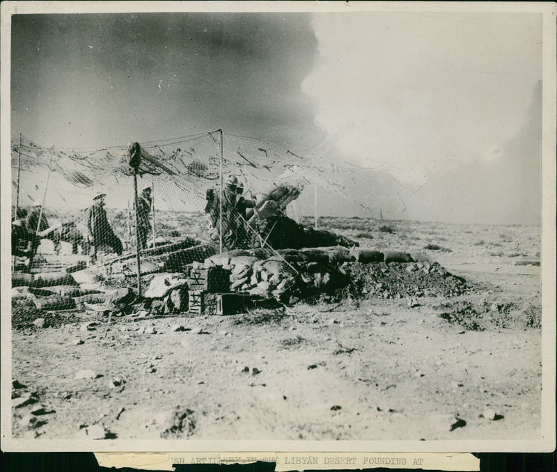 German War Africa. - Vintage Photograph