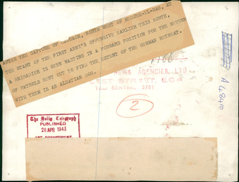 The start of the first army's offensive earlier this month. - Vintage Photograph