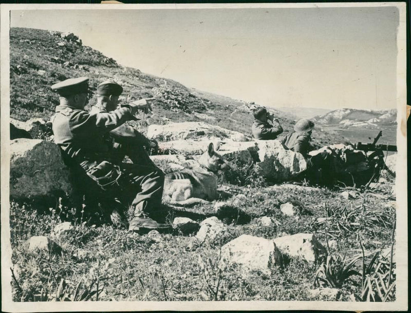 The start of the first army's offensive earlier this month. - Vintage Photograph