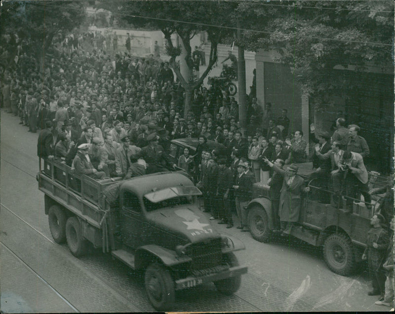 Street of Algiers as members commission. - Vintage Photograph