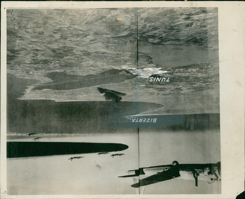 The final push against Bizerta and Tunis - Vintage Photograph