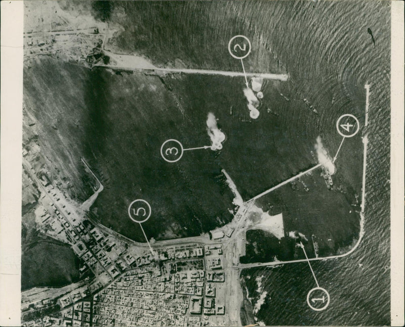 Tunisia war campaign Operation - Vintage Photograph