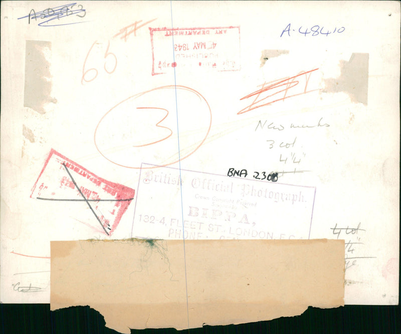 Prisoners captured by the first Army. - Vintage Photograph