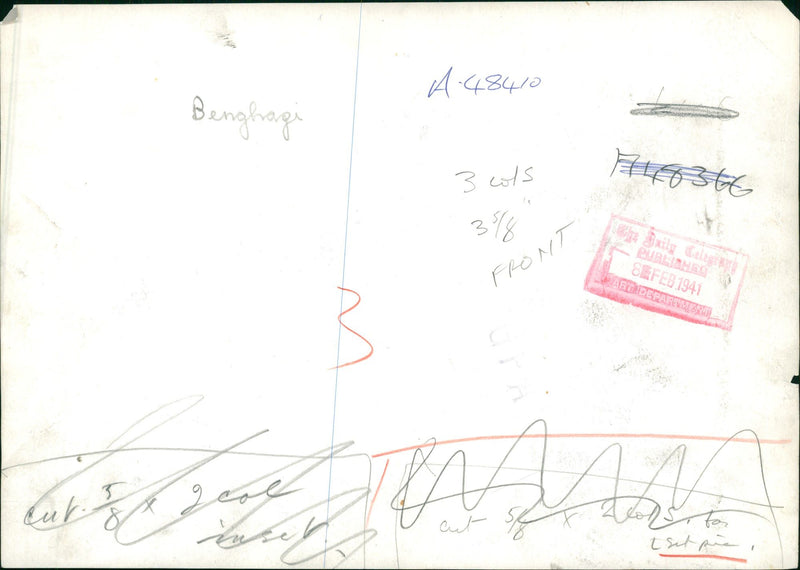 German War Africa. - Vintage Photograph