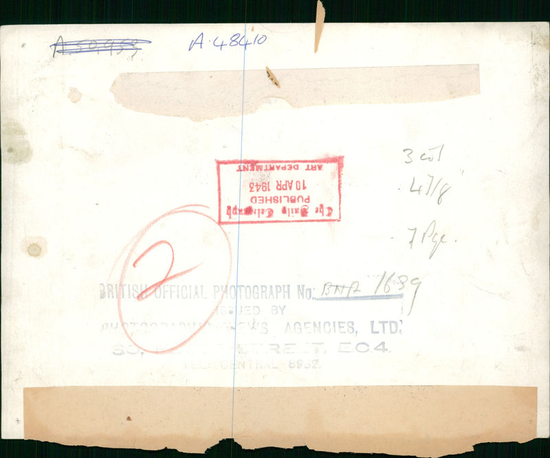 German War Africa. - Vintage Photograph