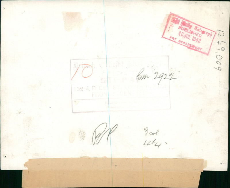 Air Vice-Marshal Coningham. - Vintage Photograph